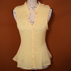 3/$21 Allison Taylor Pleated Sleeveless Top XL